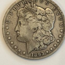 1893-CC Carson City Morgan Silver Dollar – Key Date