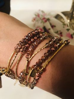 7 bracelets set semanary 🟤🟤🟤🟠🟠