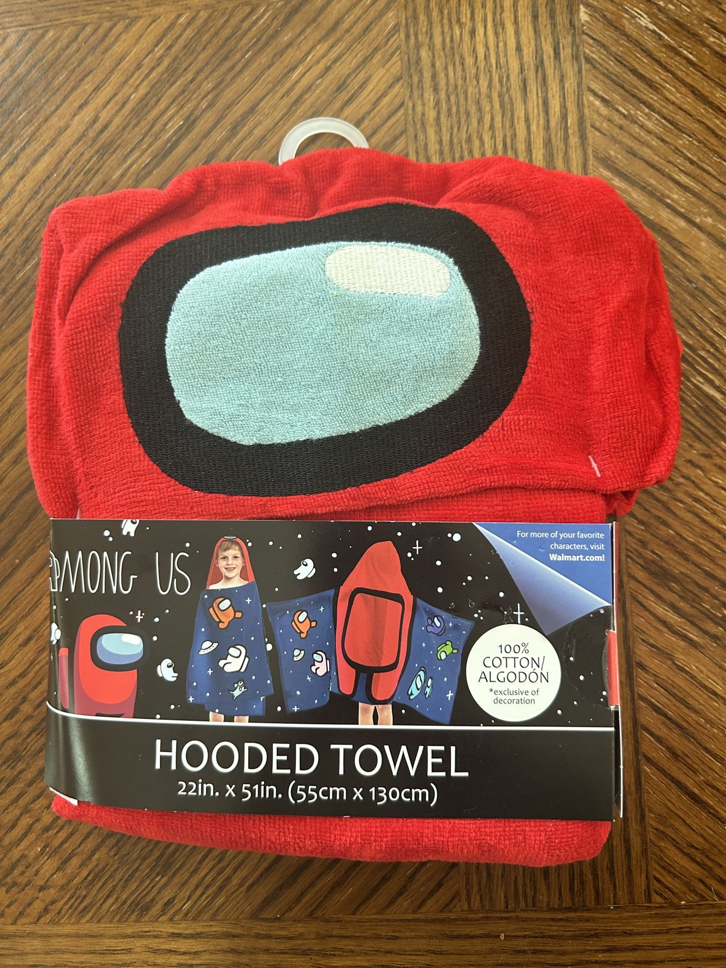 NWT Among Us hooded towel
