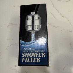 High Effective Shower Filtration Replaceable  Cartridge Chrome