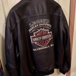 Men’s Harley Davidson leather jacket