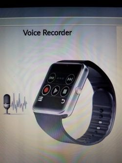Bluetooth watch black only