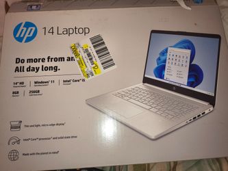 HP 14 Laptop Intel Core i5 8GB 256GB