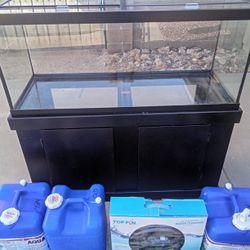 Aquarium 70 gal. + Stand and Filters/Supplies 