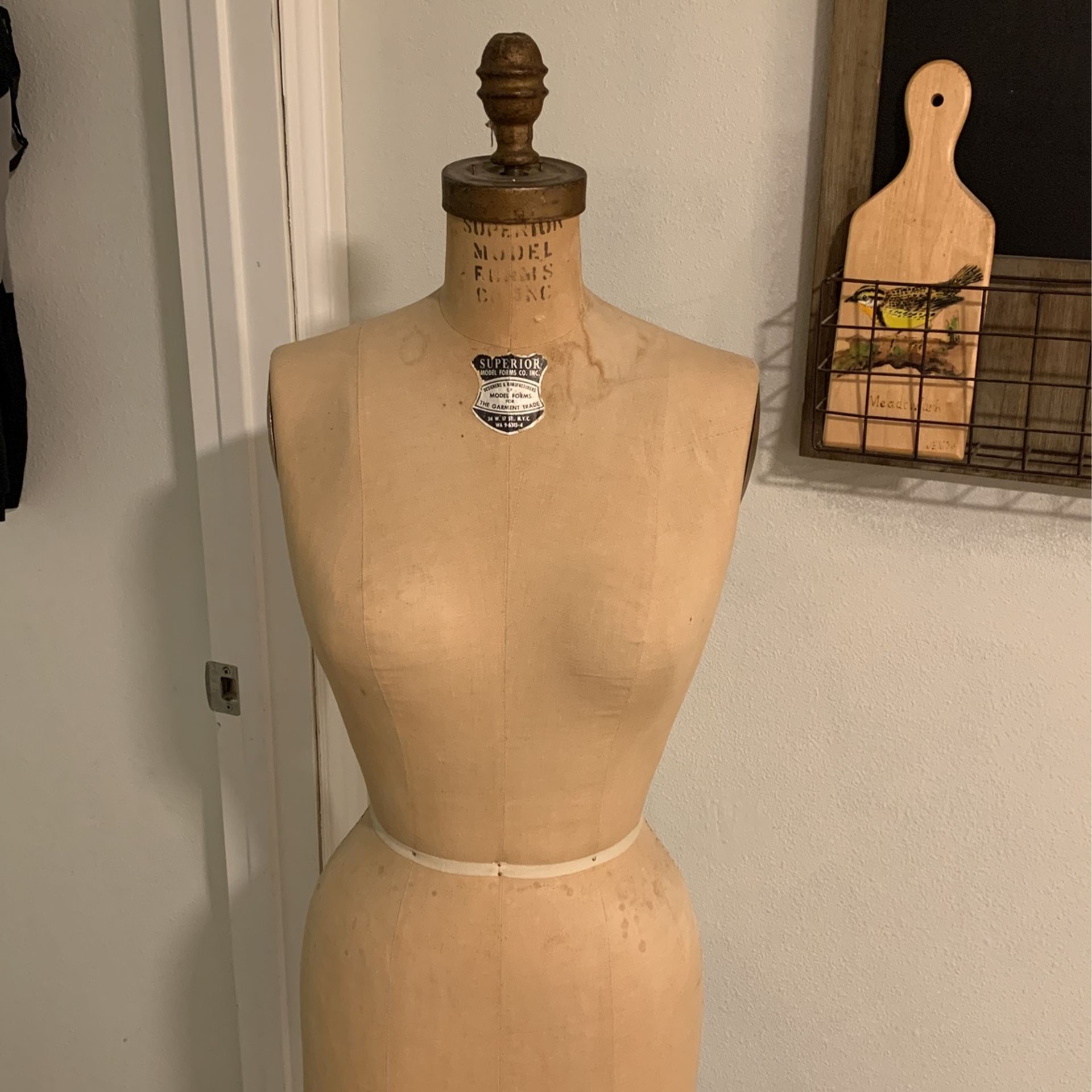Vintage mannequin Garment Size 8