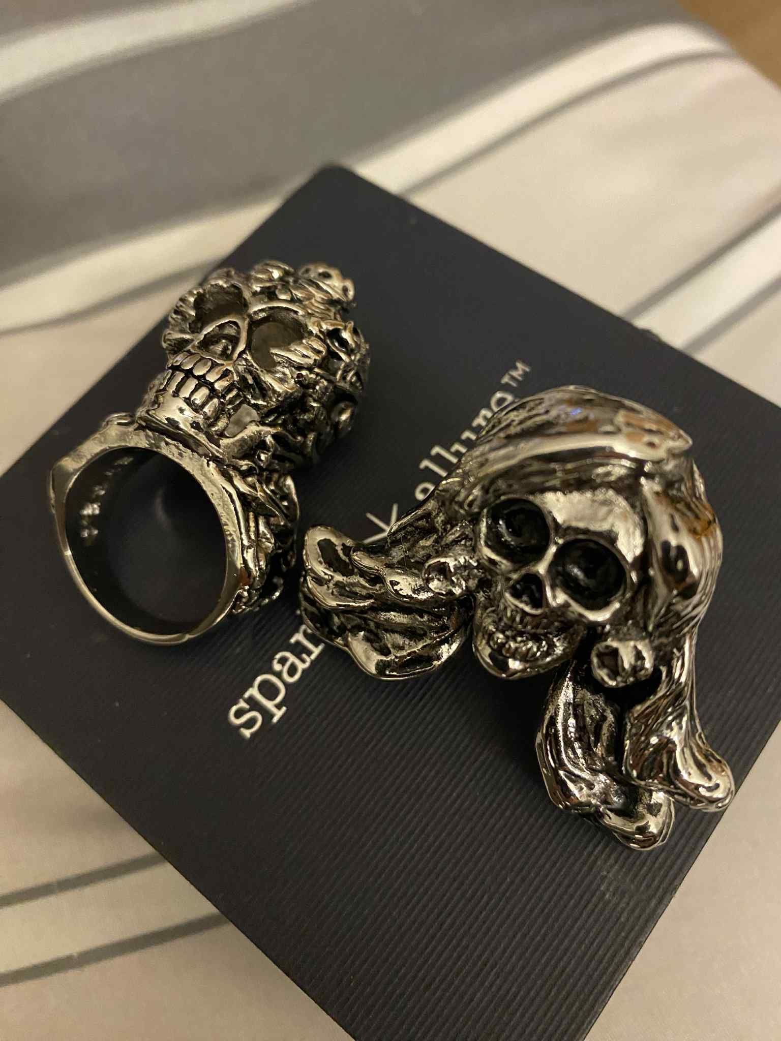 Skull Silver Plated Rings