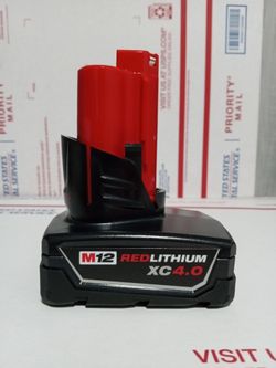 Milwaukee M12 XC 4.0 Battery  4ah