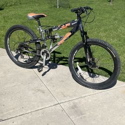 26” Mongoose XR 250 Full Suspension Disc Brake 