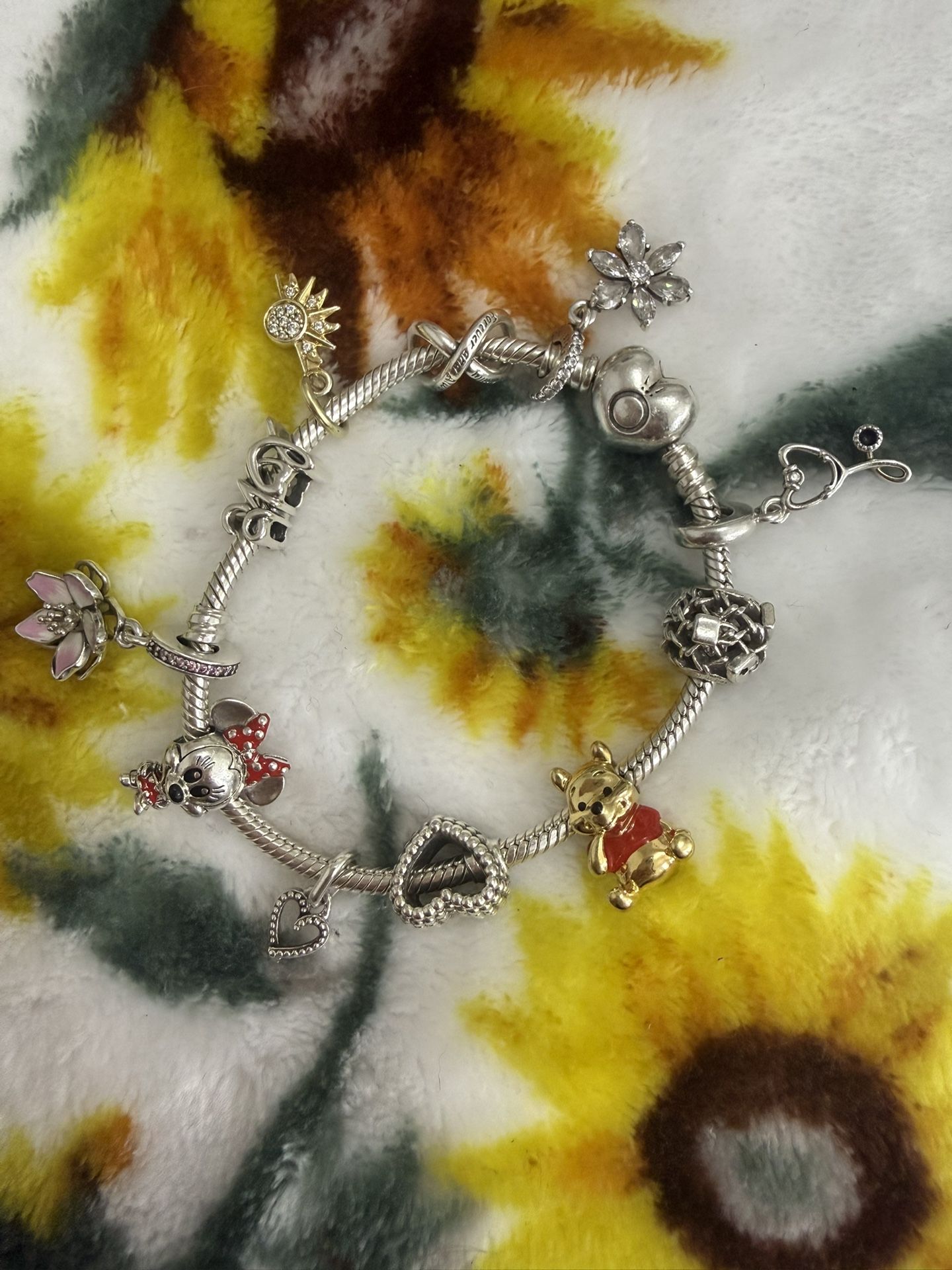 Pandora Bracelet With Charms