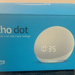 Echo Dot w/clock
