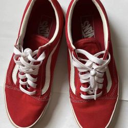 Red Old Skool Vans 