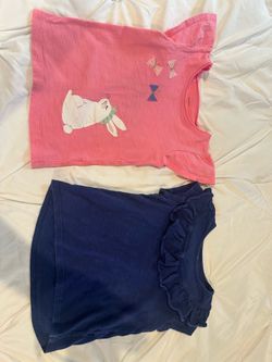 Girls 3T short sleeved shirt and shorts lot