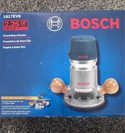 Bosch fixed base router 2.25 HP