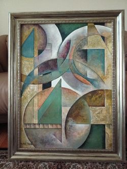 Spheres of Thought by Marlene Healey Reproduction Framed 27.5" x 36" Print