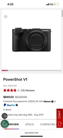 Canon power shot v1
