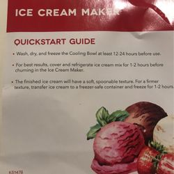 Ice Cream maker 