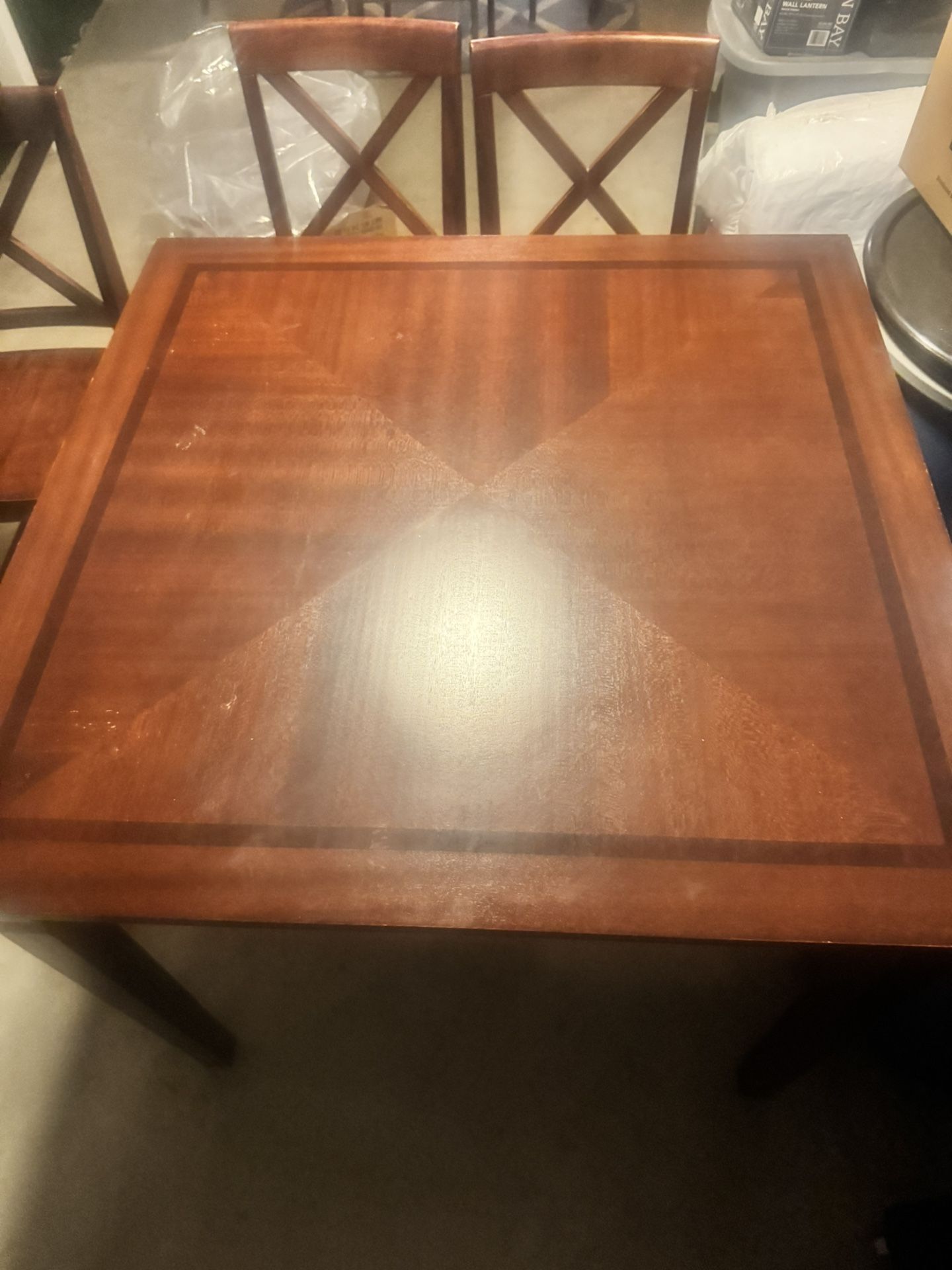 Free. High Kitchen Table 3 Chairs ..Free
