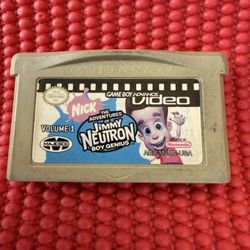 The Adventure Of Jimmy Neutron Boy Genius Gameboy Advance 
