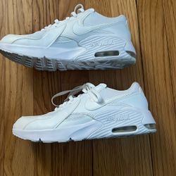 Nike Air Max Girl White Shoes Size 4Y