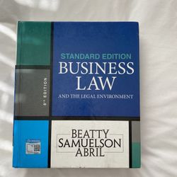 Business Law And The Legal Environment 8th Edition Textbook