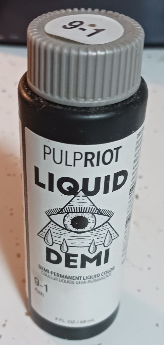 NEW PULP RIOT DEMI-PERMANENT LIQUID COLOR 2 OZ., ASH 9-1, ON SALE @ WALMART FOR $13.88