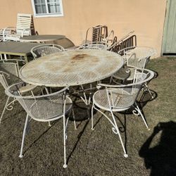 Iron Patio Table With Chairs