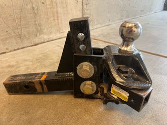 14,000 lb Adjustable Sway Control Trailer Hitch / Ball Mount – Heavy Duty