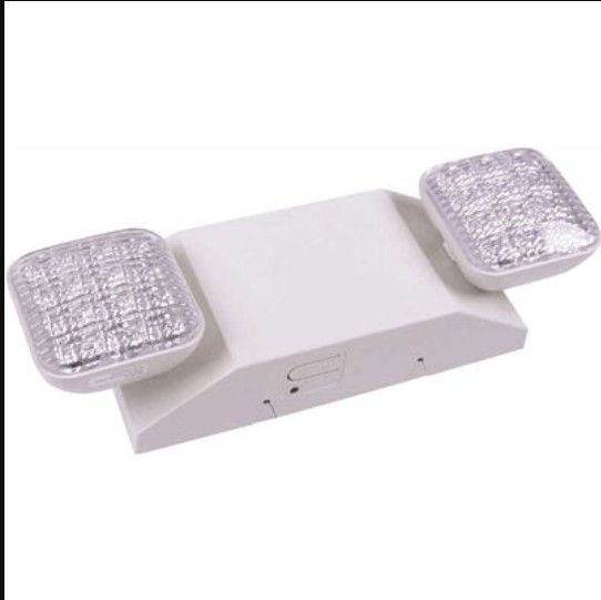 LED White Emergency Light with Ni-Cad 6.0 Rectangle 11-Watt Equivalent Integrated -Volt Battery (BRAND NEW)