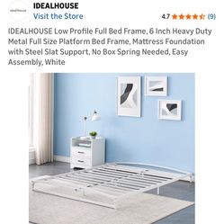 Low To Ground Double Bed bed Frame 