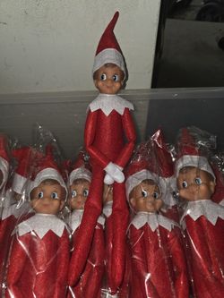 Elf On The Shelf  Boys Or Girls $15 Each. CASH ONLY. Late Pick Up Ok !! PRICE IS FIRM.