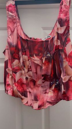 Floral Pink Corset 