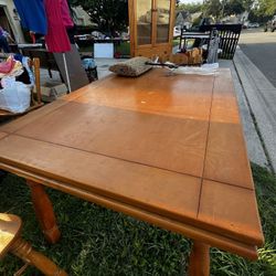 Table With Corner Hutch 