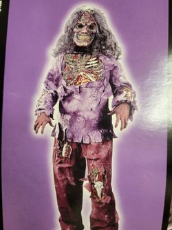 Kids Zombie Halloween Costume with Mask