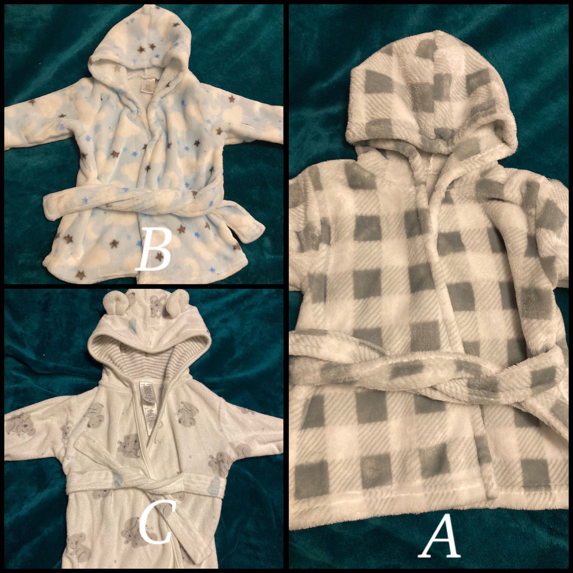 0-9 Month Baby Robes