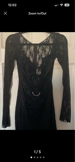 Fashion nova sexy comfortable lace black large women dress