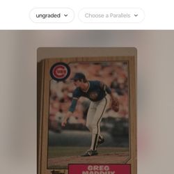 Greg Maddox Baseball Card 