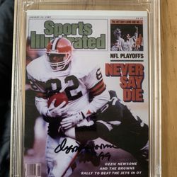 Ozzie Newsome Autograph 