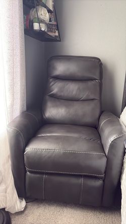 Free Gray Swivel Recliner