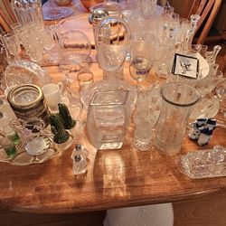 Huge Crystal And Glass Collection Assorted Prices