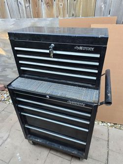 Husky 2-Piece Rolling Tool Chest Cabinet