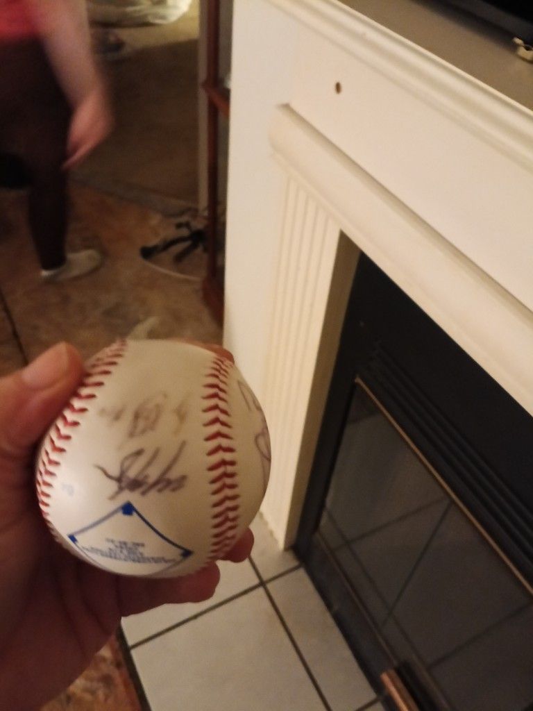Autographed USC Baseball In Case With Ballbat