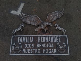 SIGN BEAUTIFUL METAL FAMILY BLESSING 🙌