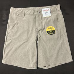 Cat And Jack Boys Chambray Denim Shorts Size 12 Gray