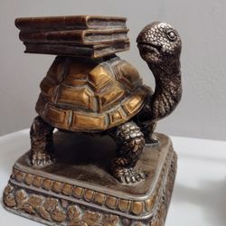 Pair of Turtle Tortoise Bookends Weighted 