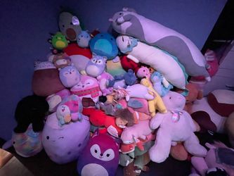Squishmallow and more stuffed animals