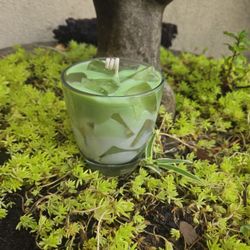 Iced Matcha Latte Dessert Candle-Handmade 120z
