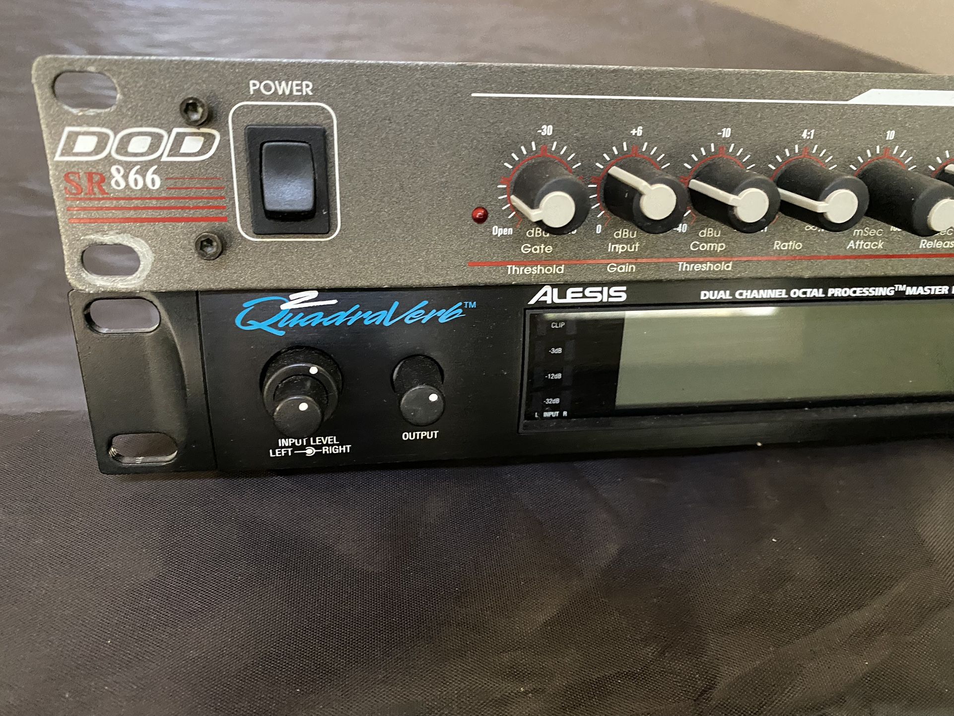 Alesis QuadraVerb 2 Rack Unit (DOD Rack Compressor Included)