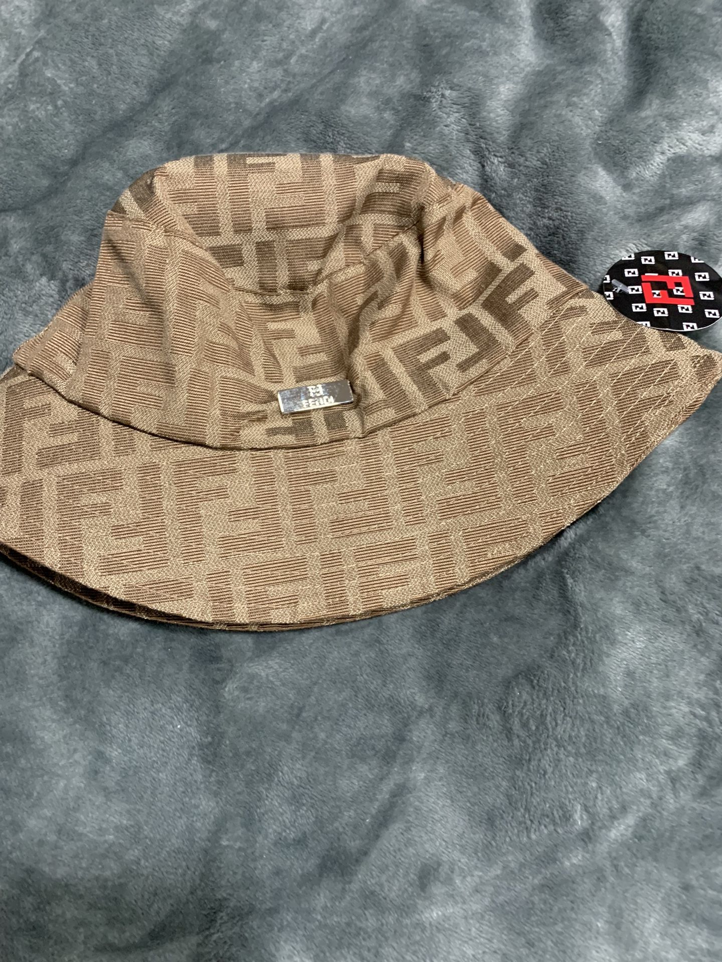 Brown Fendi Bucket Hat 