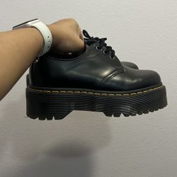 Doc Martens Leather Platforms