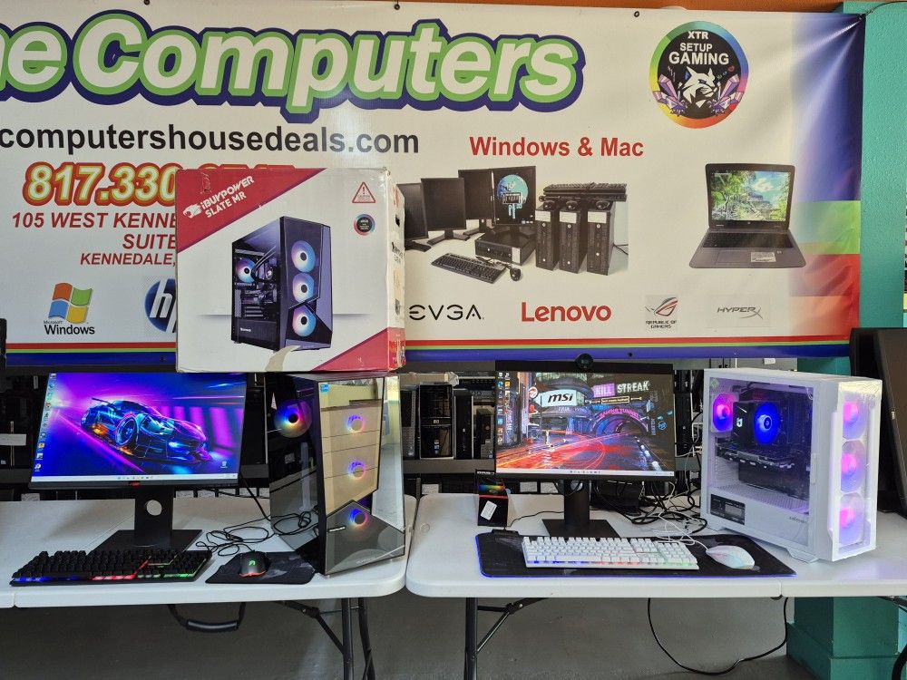 Gaming Computer Setups With 80 Games "